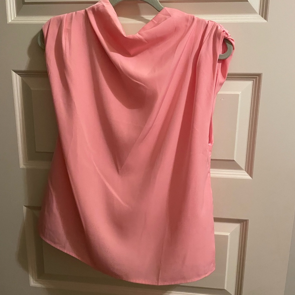 Lena Pink Sleeveless Blouse